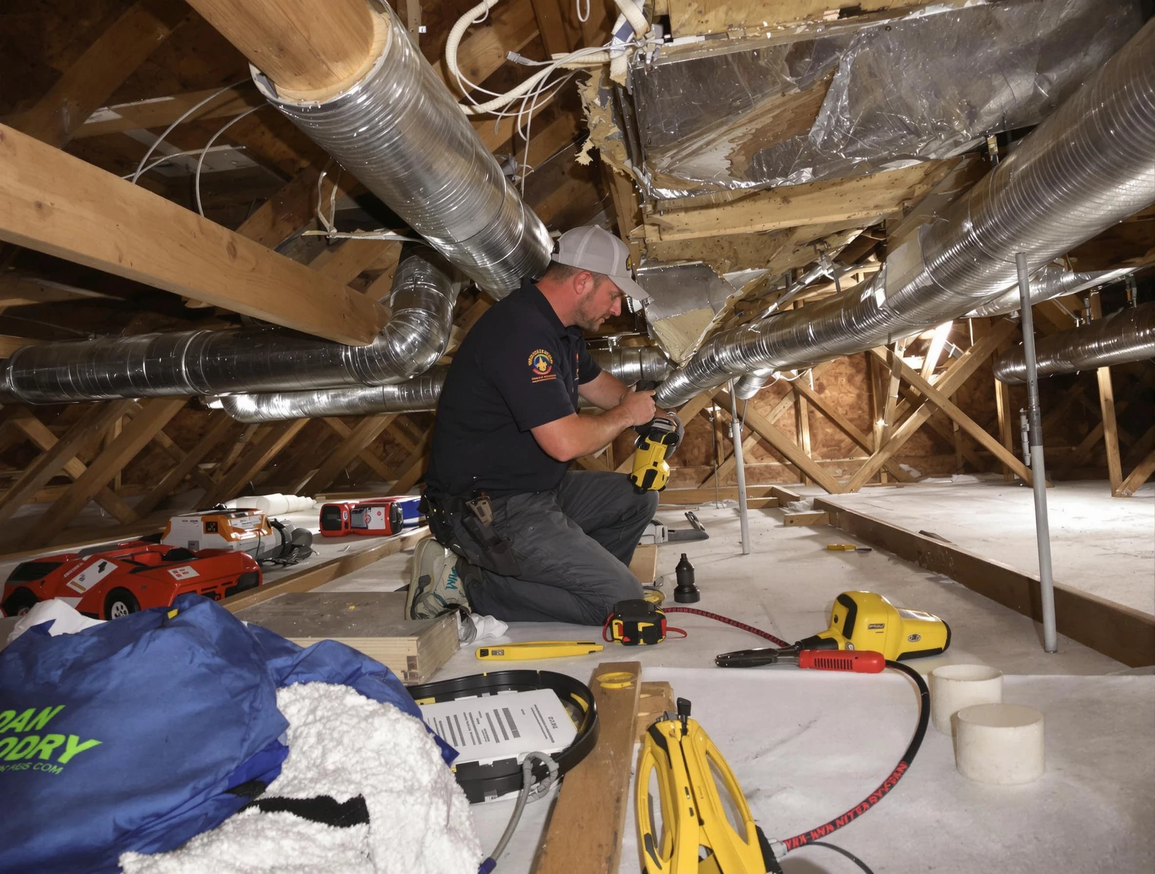 Professional air duct repair by Salem Air Duct Cleaning in Salem
