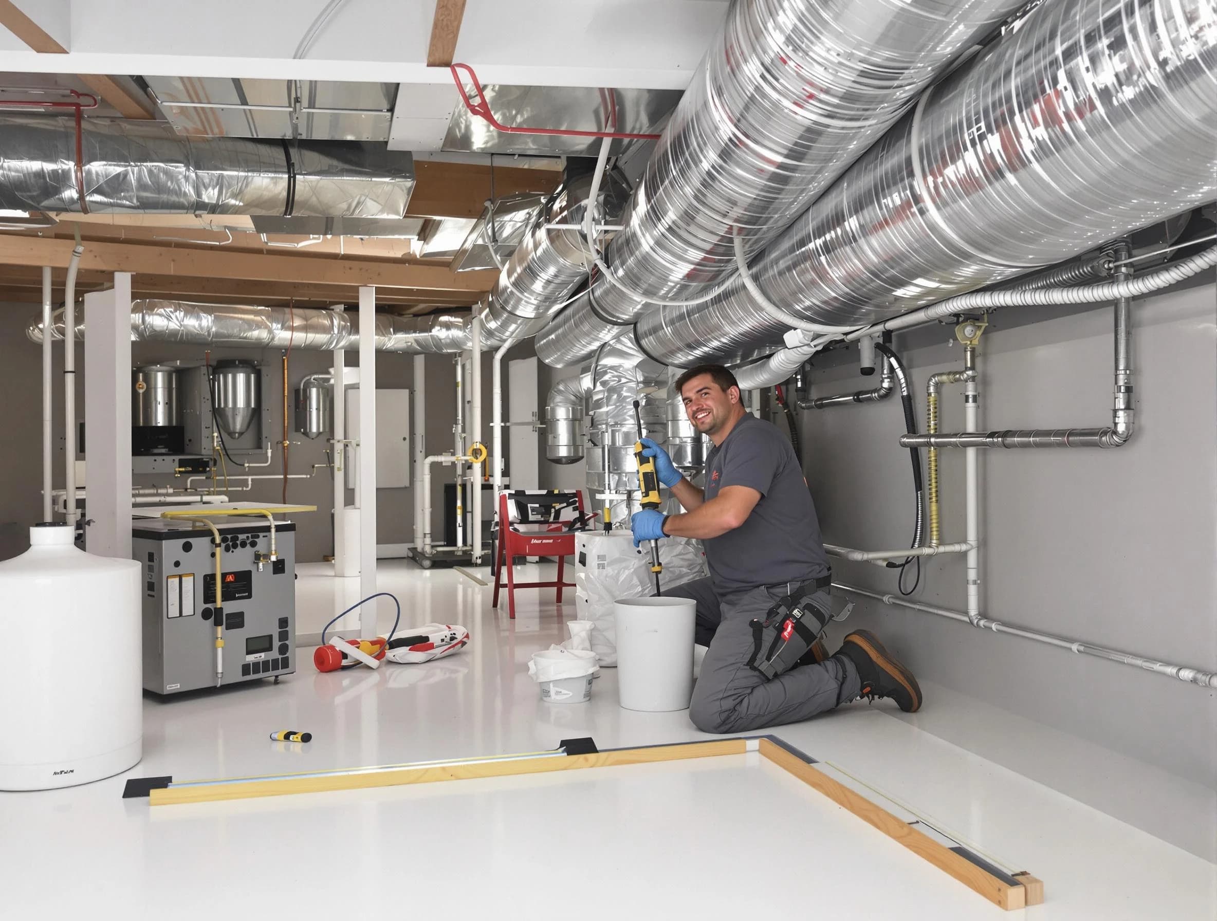 Professional duct sealing service by Salem Air Duct Cleaning in Salem